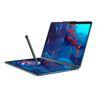 Front facing view of the Lenovo Yoga Book 9i